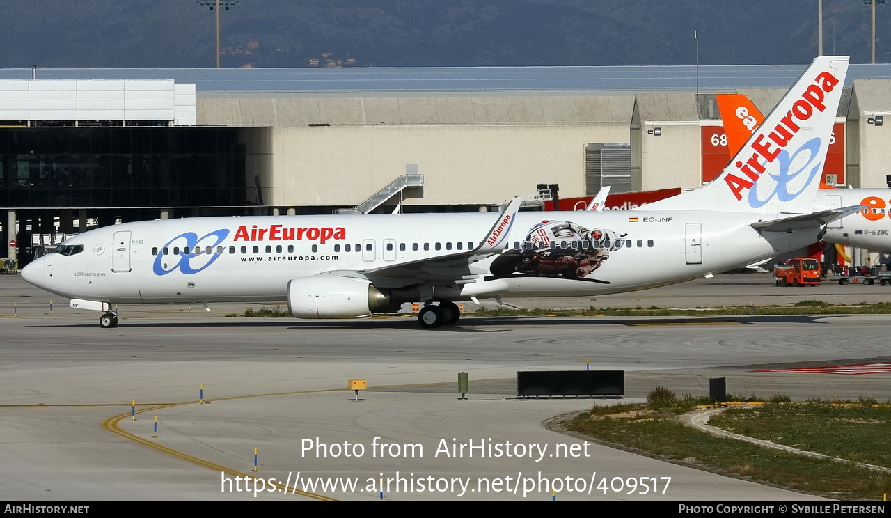 Aircraft Photo of EC-JNF | Boeing 737-85P | Air Europa | AirHistory.net #409517