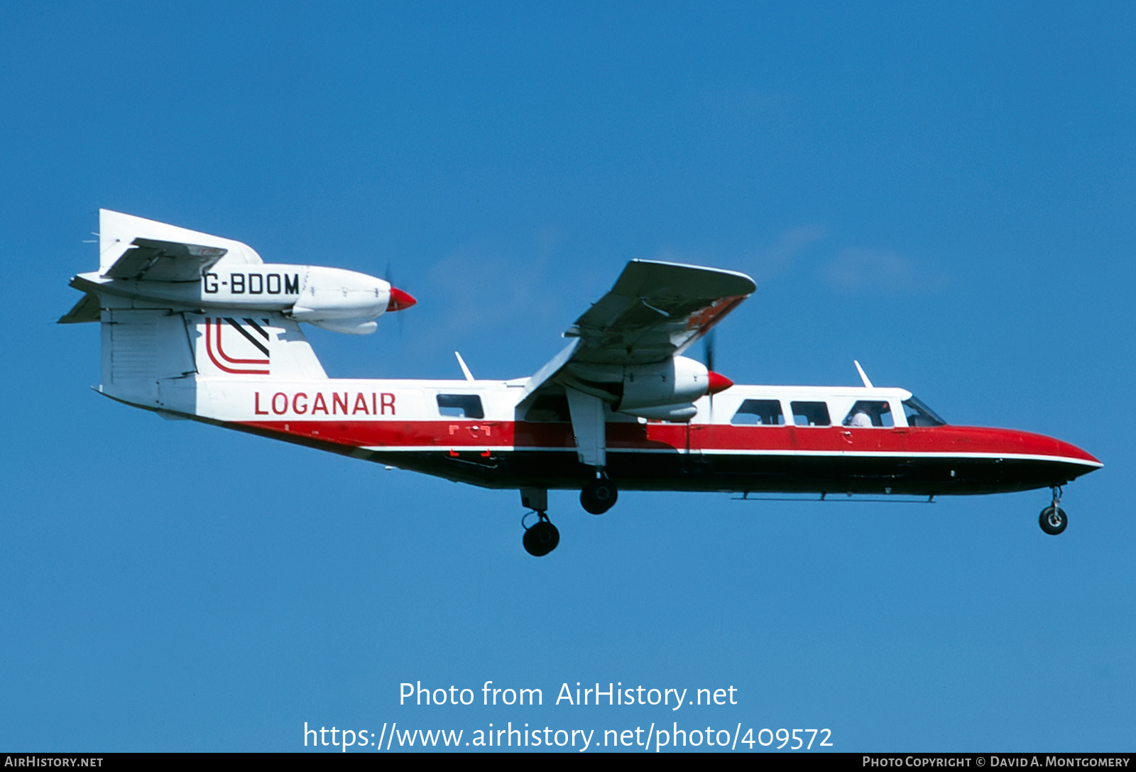 Aircraft Photo of G-BDOM | Britten-Norman BN-2A Mk.3-2 Trislander | Loganair | AirHistory.net #409572