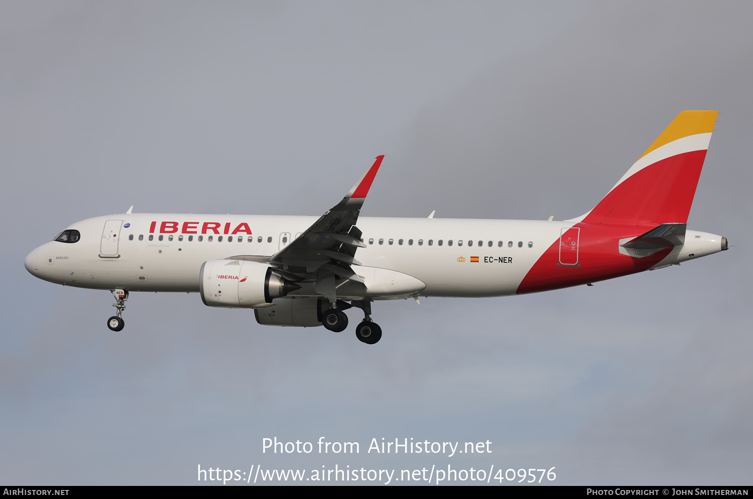 Aircraft Photo of EC-NER | Airbus A320-251N | Iberia | AirHistory.net #409576