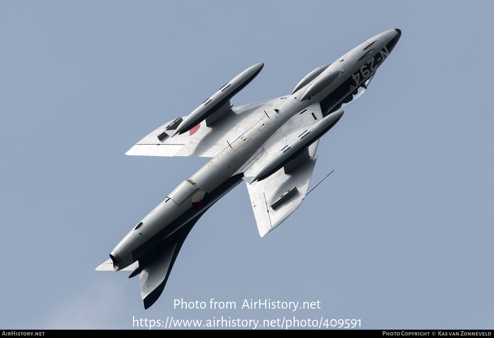 Aircraft Photo of G-KAXF / N-294 | Hawker Hunter F6A | Netherlands - Air Force | AirHistory.net #409591