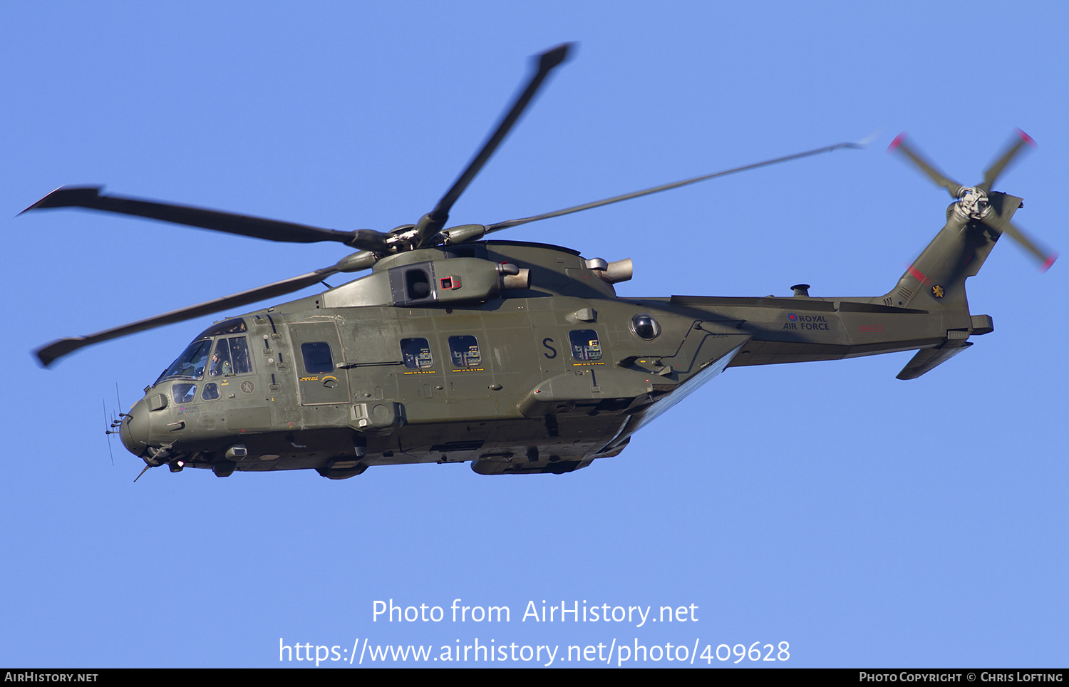 Aircraft Photo of ZJ134 | EHI EH101-411 Merlin HC3 | UK - Air Force ...