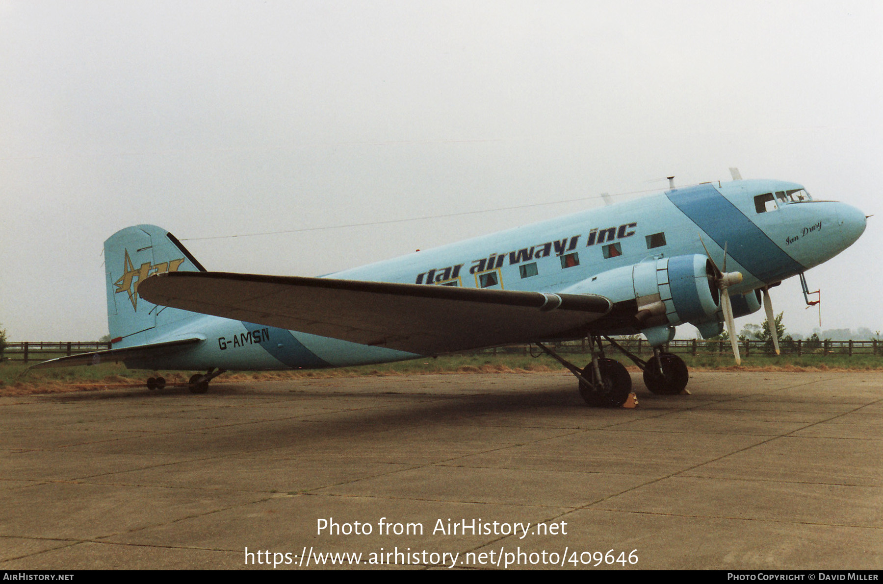 Aircraft Photo of G-AMSN | Douglas C-47B Dakota Mk.4 | Star Airways Inc | AirHistory.net #409646