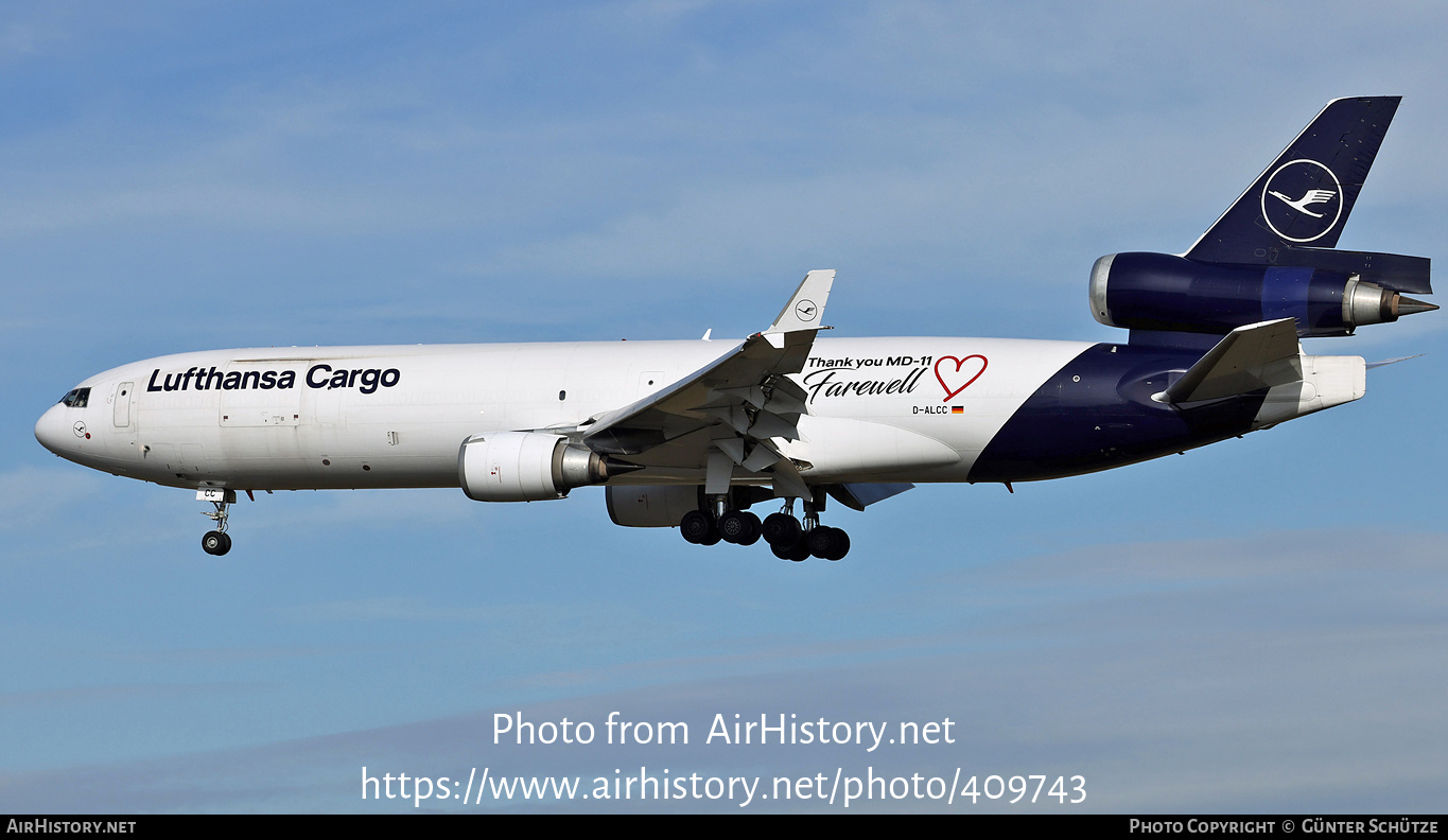 Aircraft Photo of D-ALCC | McDonnell Douglas MD-11F | Lufthansa Cargo | AirHistory.net #409743