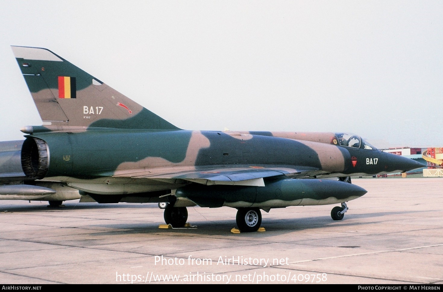 Aircraft Photo of BA17 | Dassault Mirage 5BA | Belgium - Air Force | AirHistory.net #409758