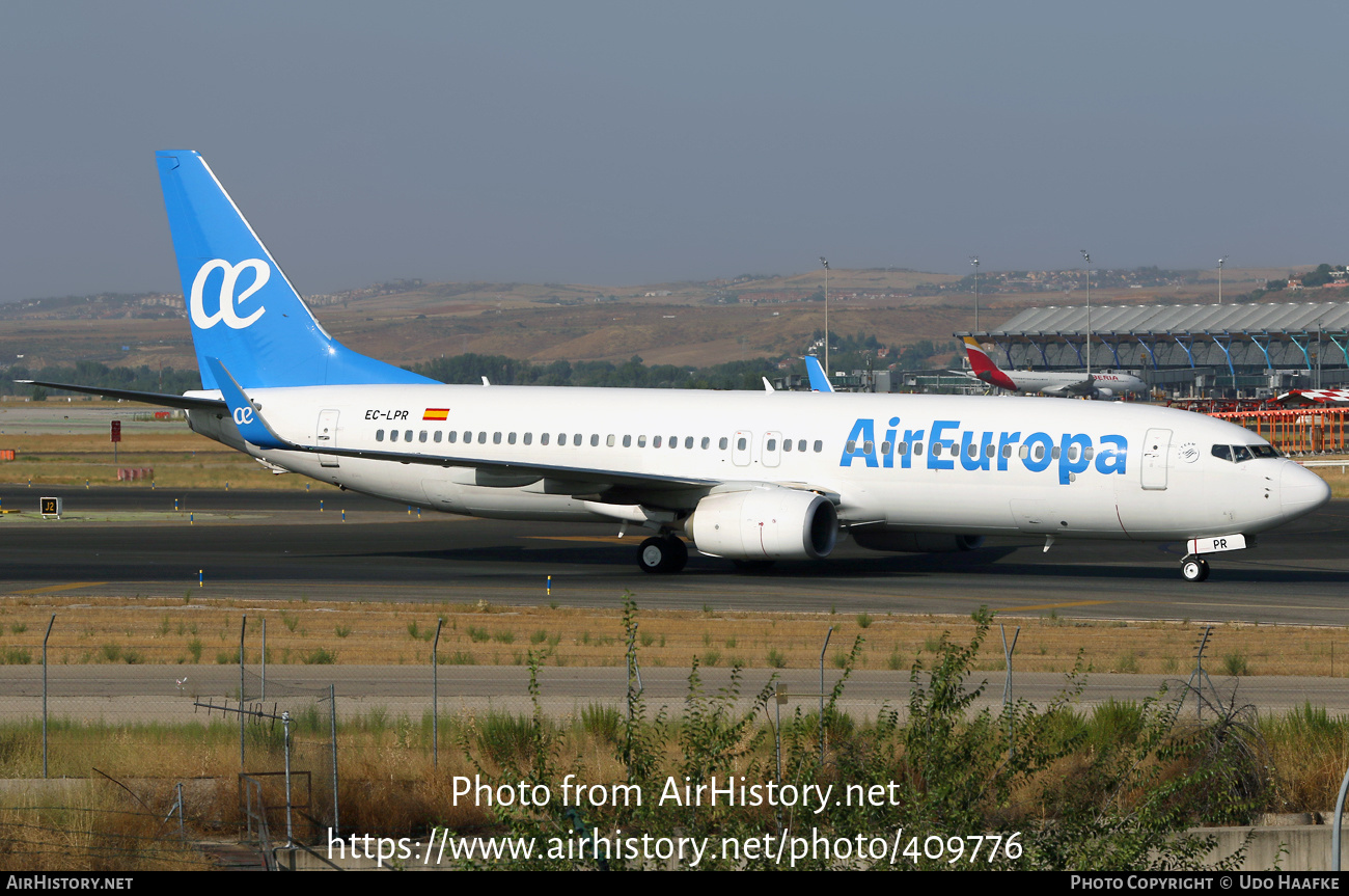 Aircraft Photo of EC-LPR | Boeing 737-85P | Air Europa | AirHistory.net #409776