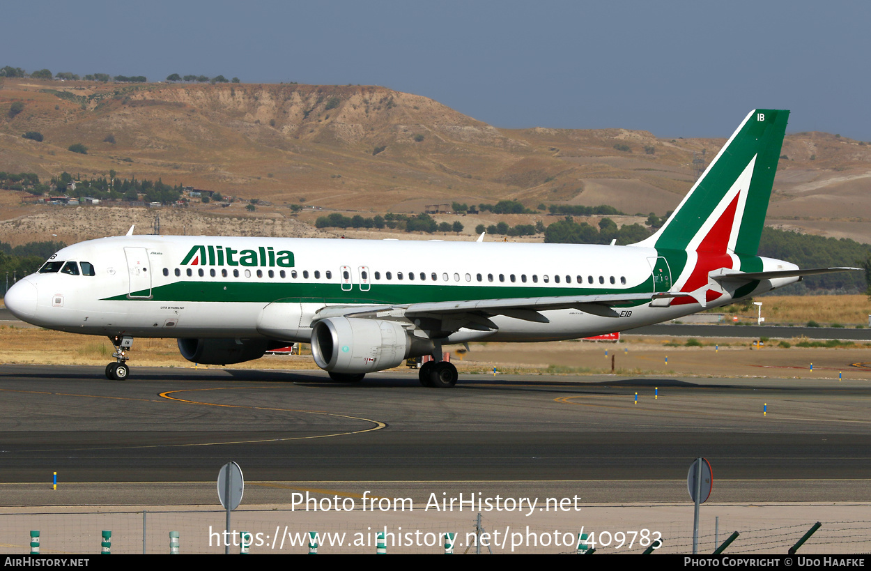 Aircraft Photo of EI-EIB | Airbus A320-216 | Alitalia | AirHistory.net #409783