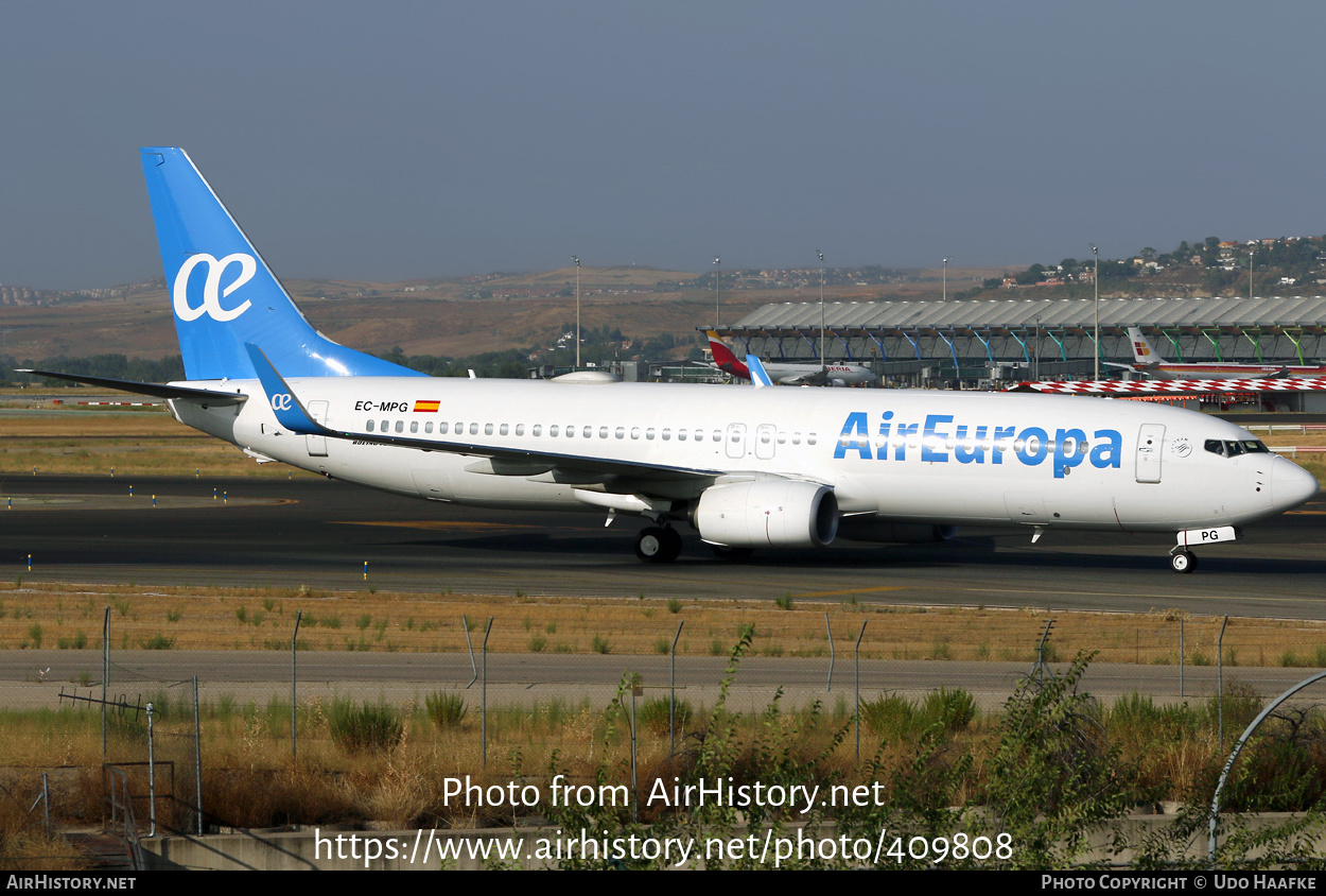 Aircraft Photo of EC-MPG | Boeing 737-800 | Air Europa | AirHistory.net #409808