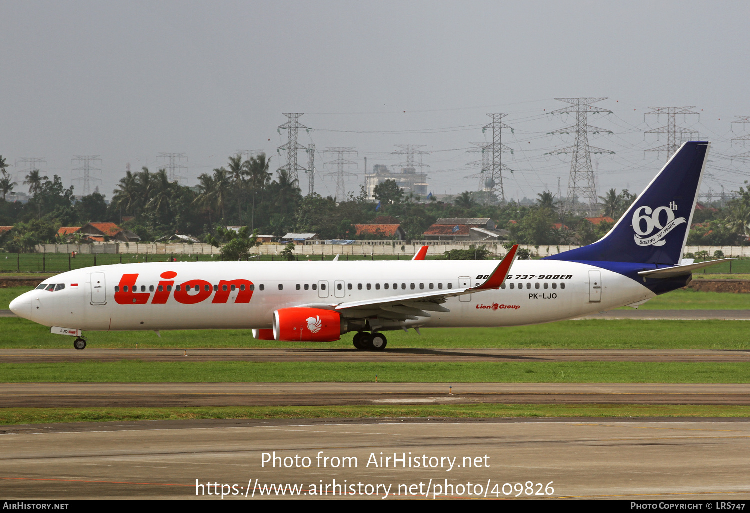 Aircraft Photo of PK-LJO | Boeing 737-9GP/ER | Lion Air | AirHistory.net #409826