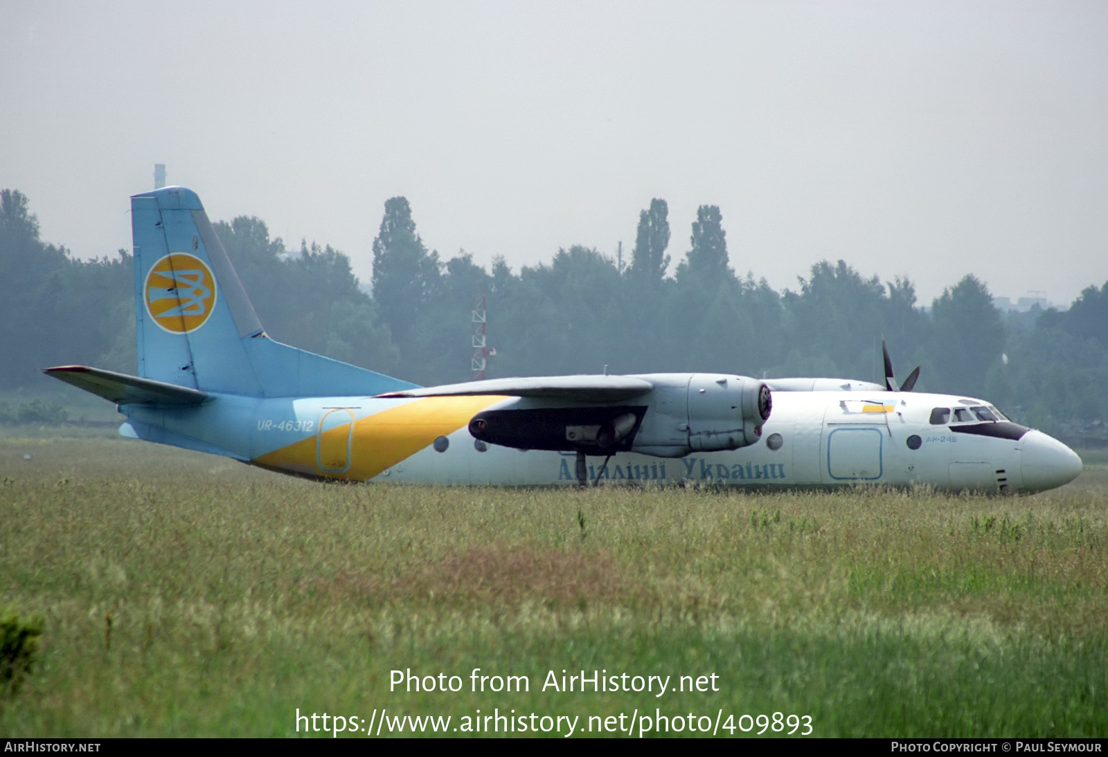 Aircraft Photo of UR-46312 | Antonov An-24B | Air Ukraine | AirHistory.net #409893