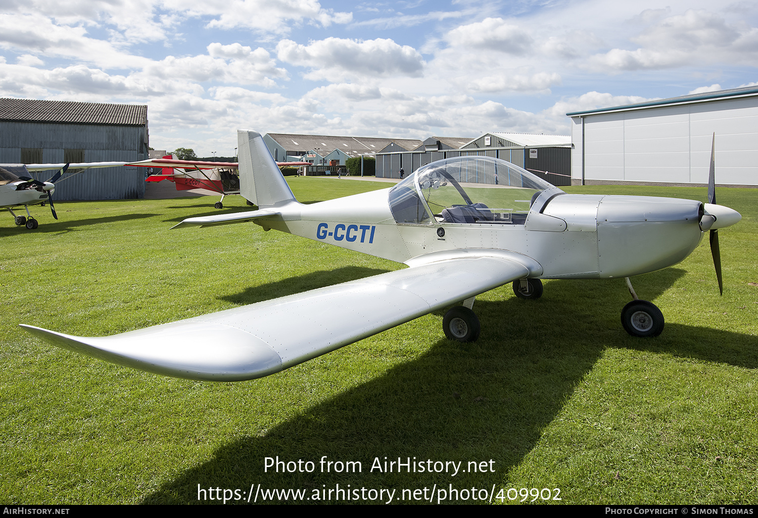 Aircraft Photo of G-CCTI | Cosmik EV-97 TeamEurostar UK | AirHistory.net #409902