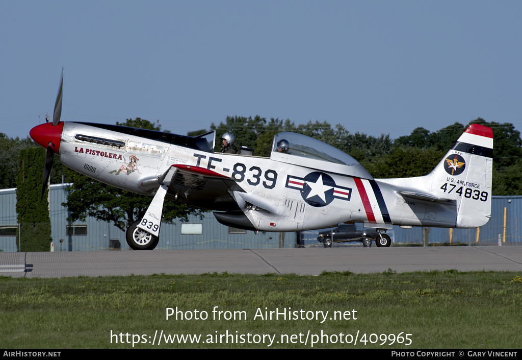 Aircraft Photo of N50FS / 474839 | Commonwealth CA-18 Mustang 22 (P-51D) | USA - Air Force | AirHistory.net #409965