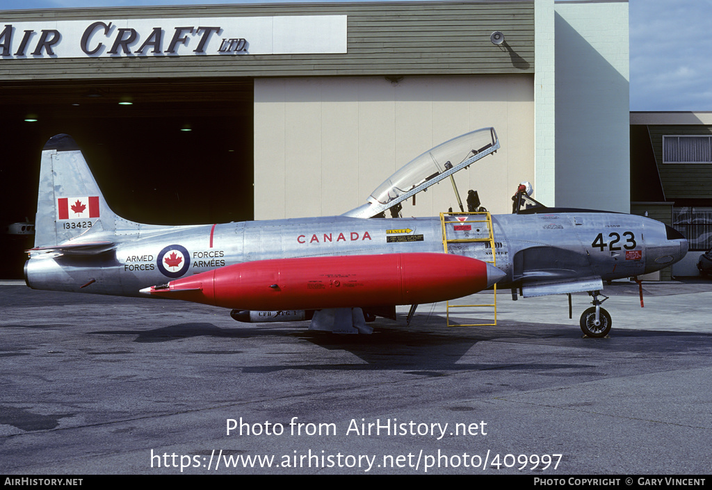 Aircraft Photo of 133423 | Canadair CT-133 Silver Star 3 | Canada - Air Force | AirHistory.net #409997