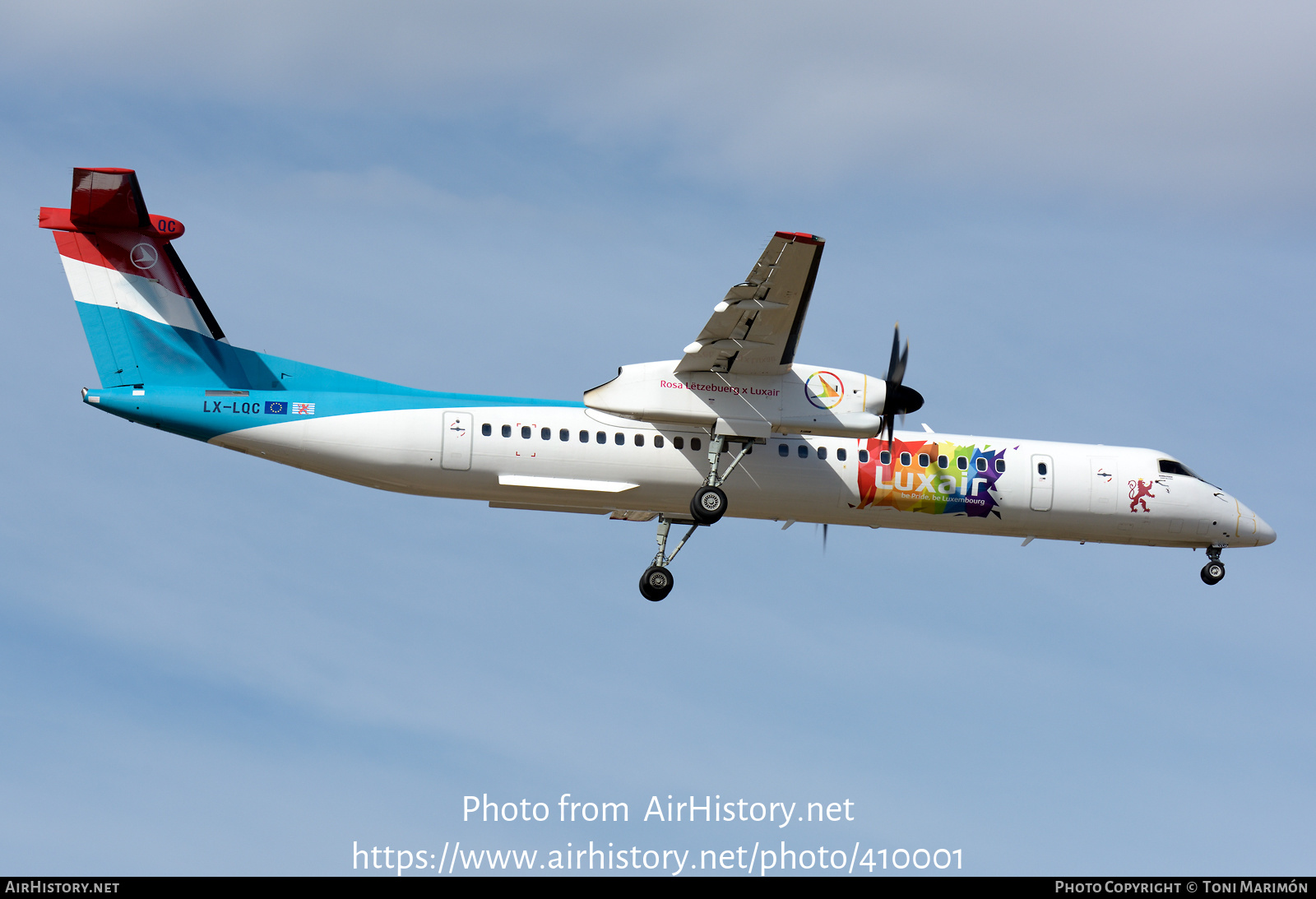 Aircraft Photo of LX-LQC | Bombardier DHC-8-402 Dash 8 | Luxair | AirHistory.net #410001