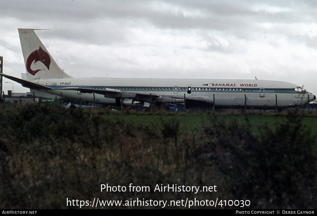 Aircraft Photo of VP-BDF | Boeing 707-321 | Bahamas World Airways | AirHistory.net #410030