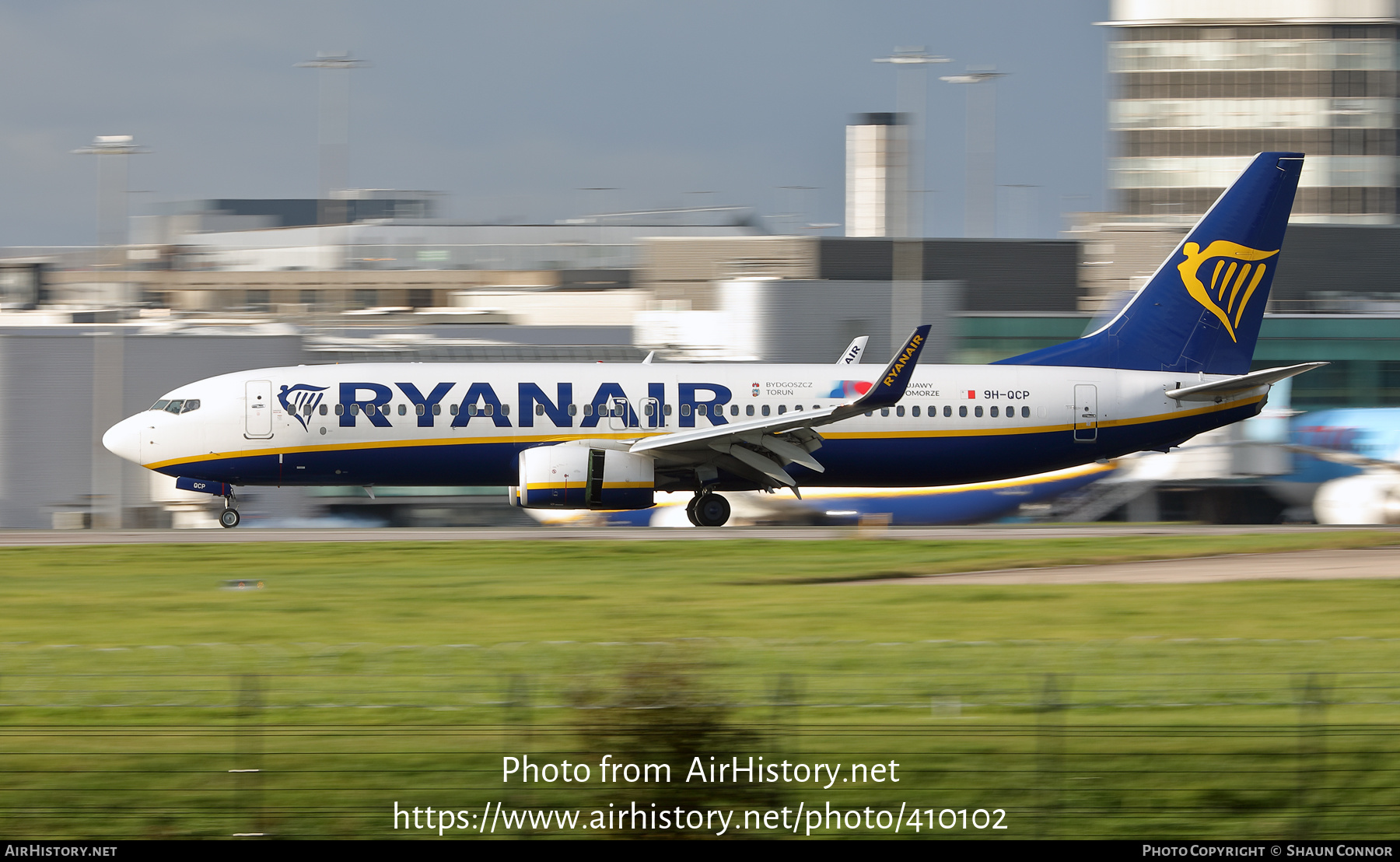 Aircraft Photo of 9H-QCP | Boeing 737-8AS | Ryanair | AirHistory.net #410102