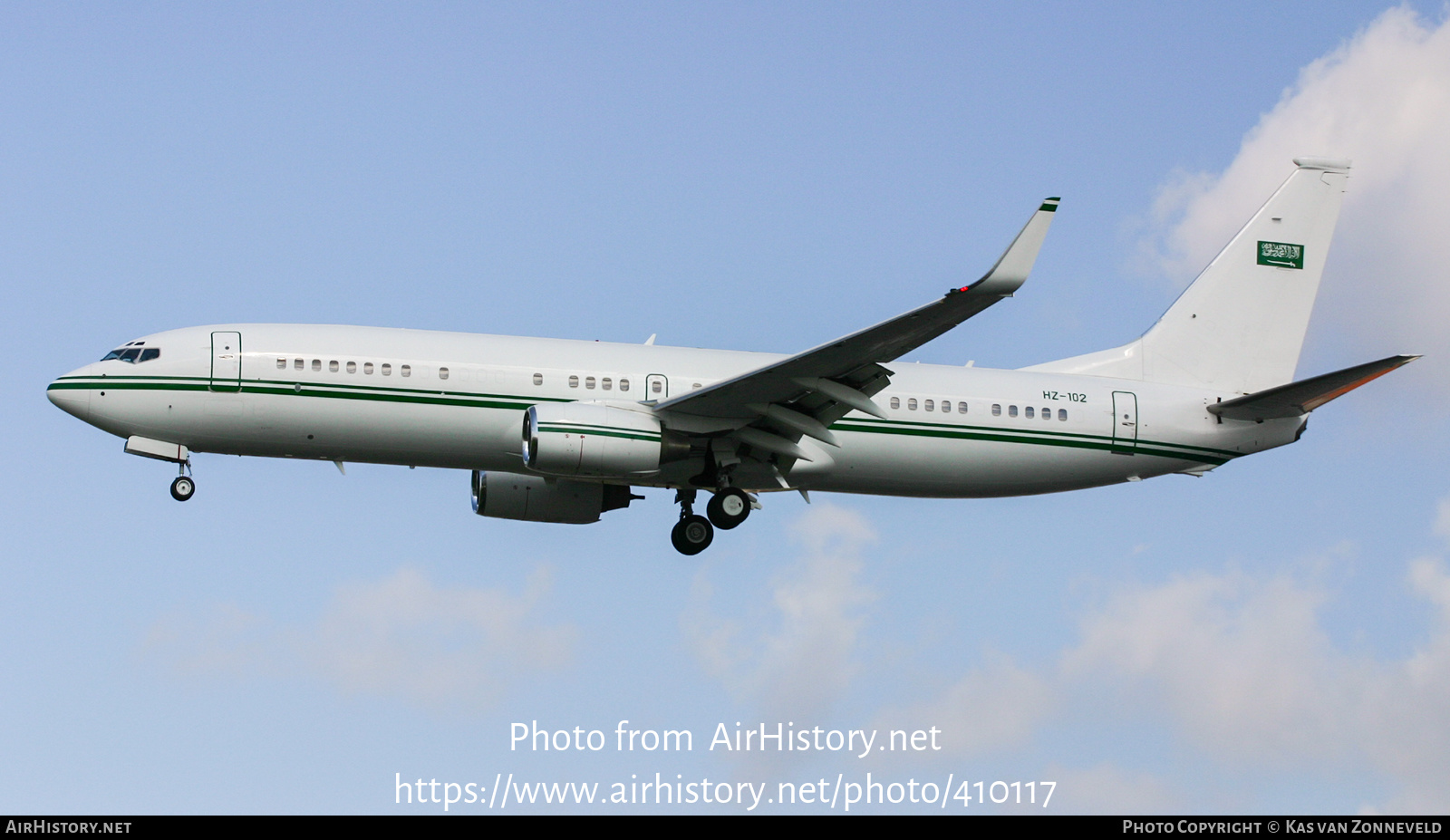 Aircraft Photo of HZ-102 | Boeing 737-8DP BBJ2 | Saudi Arabia - Air Force | AirHistory.net #410117