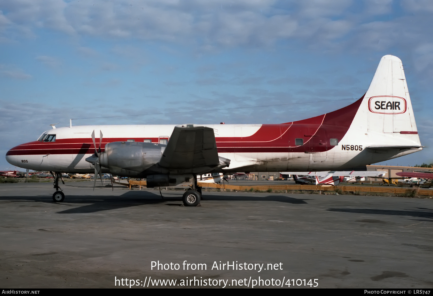 Aircraft Photo of N5805 | Convair 580 | Seair Alaska Airlines | AirHistory.net #410145