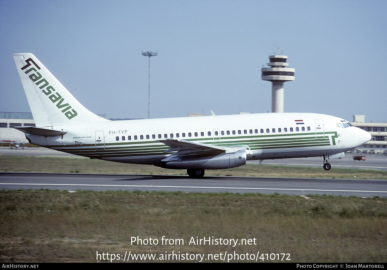 Aircraft Photo of PH-TVP | Boeing 737-2K2/Adv | Transavia | AirHistory.net #410172