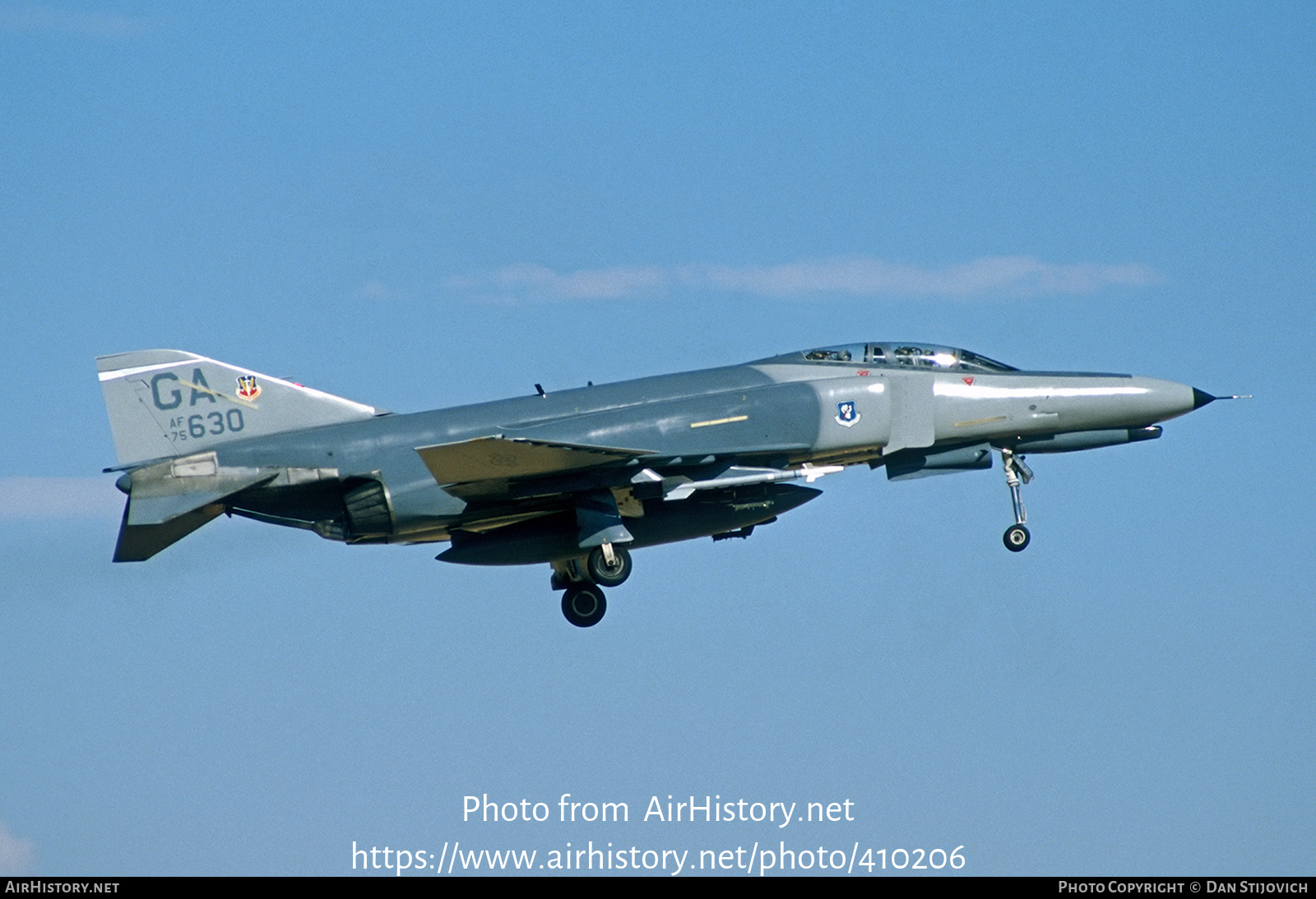 Aircraft Photo of 75-0630 / AF75-630 | McDonnell Douglas F-4E Phantom II | USA - Air Force | AirHistory.net #410206