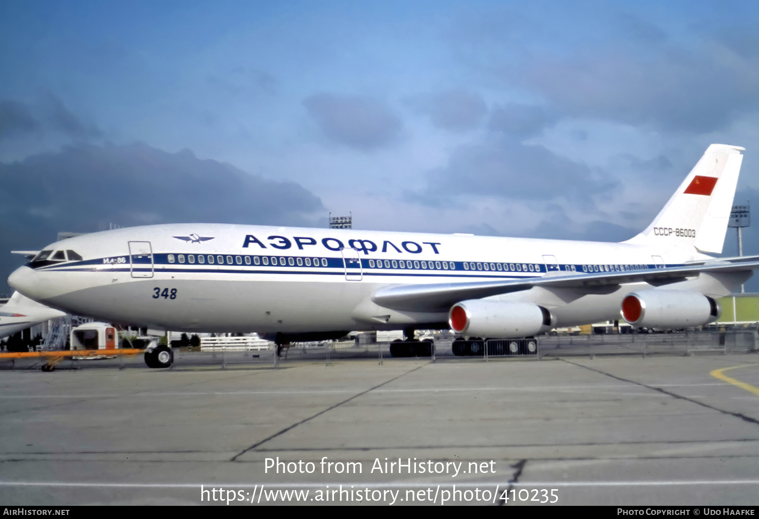 Aircraft Photo of CCCP-86003 | Ilyushin Il-86 | Aeroflot | AirHistory.net #410235