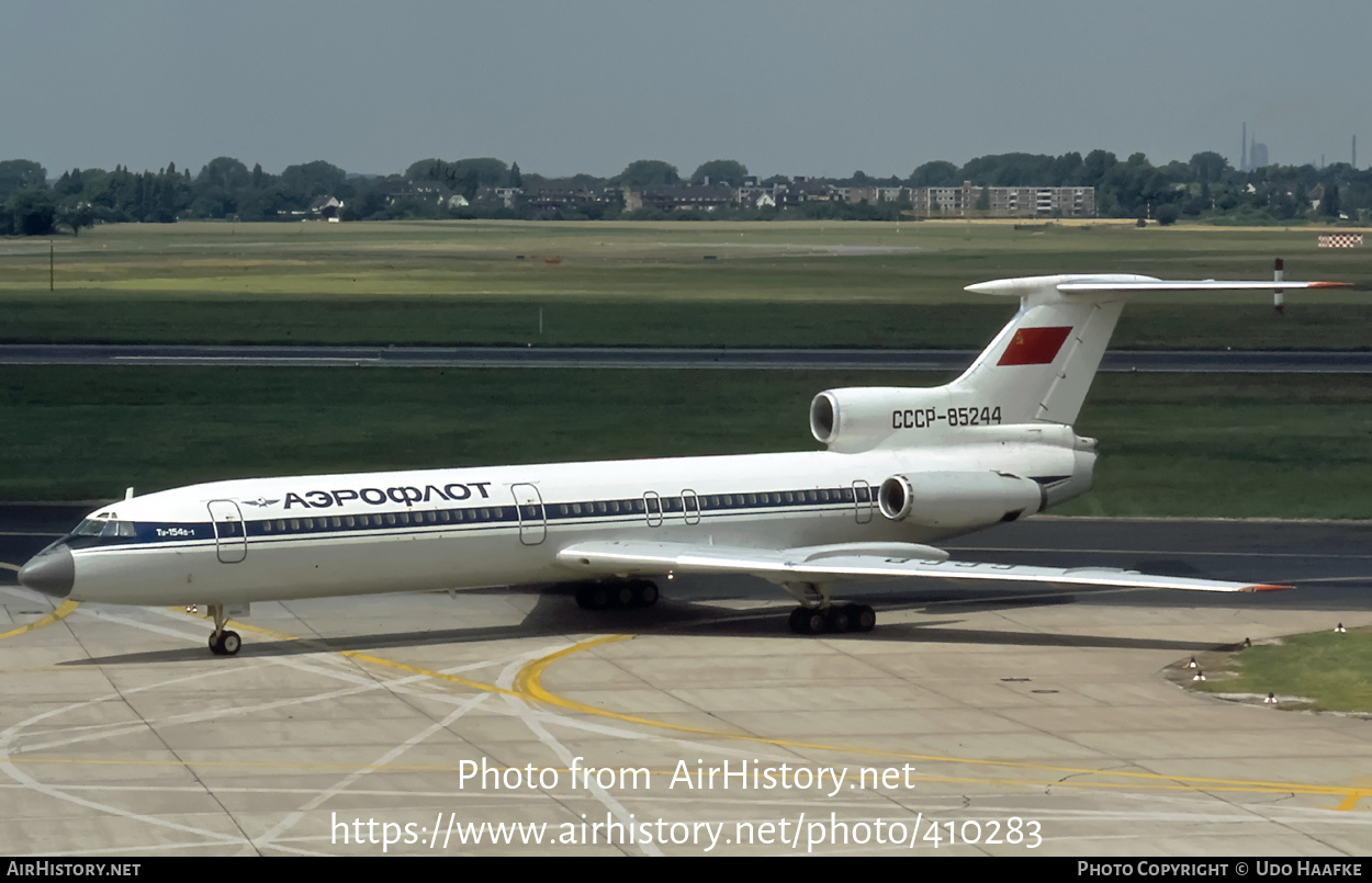 Aircraft Photo of CCCP-85244 | Tupolev Tu-154B-1 | Aeroflot | AirHistory.net #410283