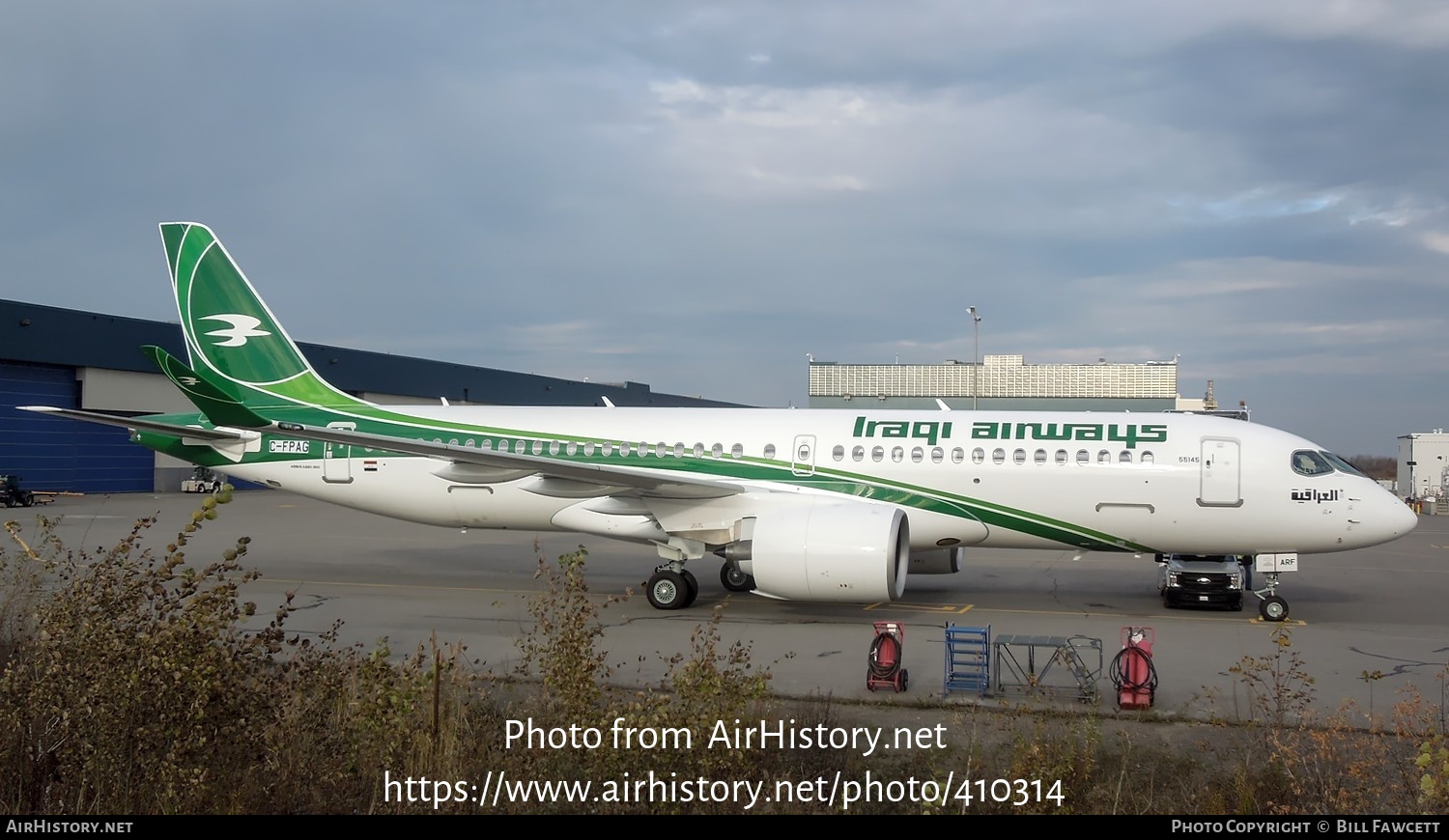 Aircraft Photo of C-FPAG | Airbus A220-371 (BD-500-1A11) | Iraqi Airways | AirHistory.net #410314