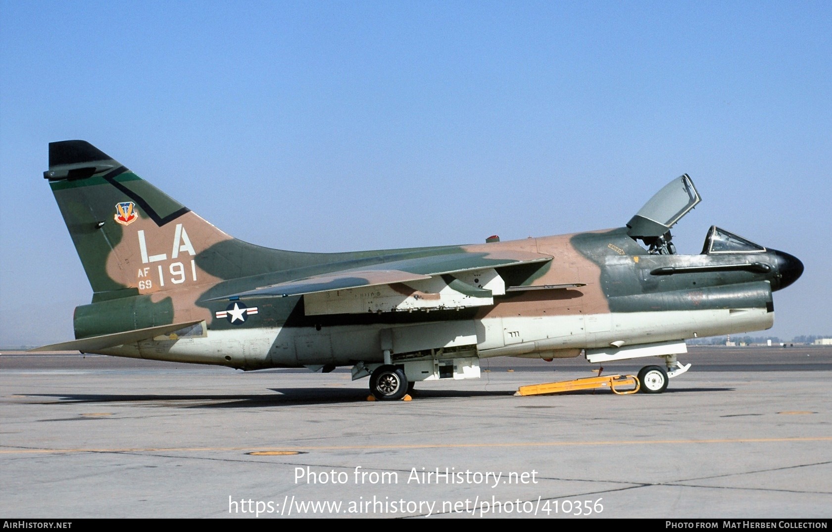 Aircraft Photo of 69-6191 / AF69-191 | LTV A-7D Corsair II | USA - Air Force | AirHistory.net #410356