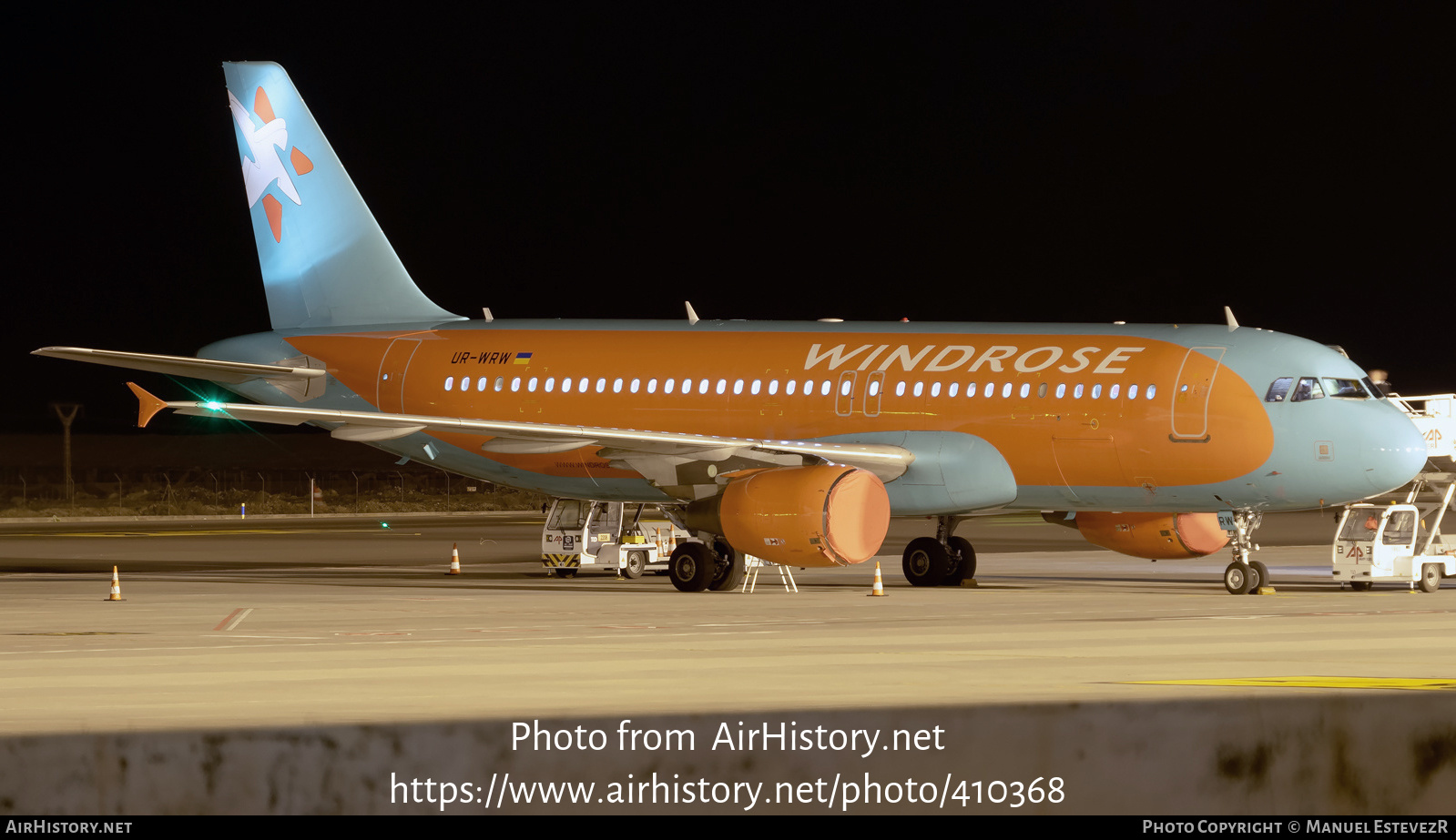 Aircraft Photo of UR-WRW | Airbus A320-214 | Windrose | AirHistory.net #410368