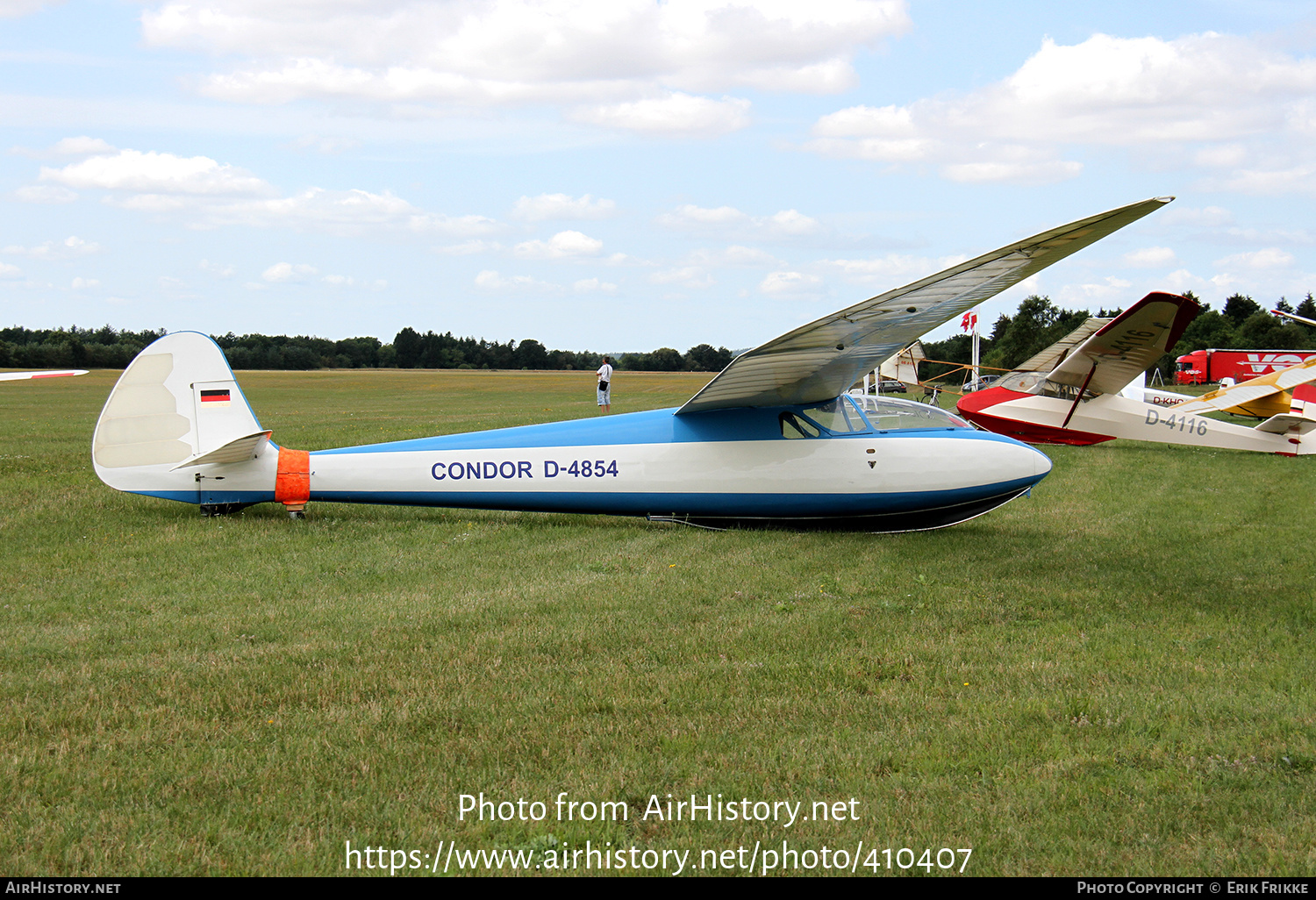 Aircraft Photo of D-4854 | Schleicher Condor IV-3 | AirHistory.net #410407