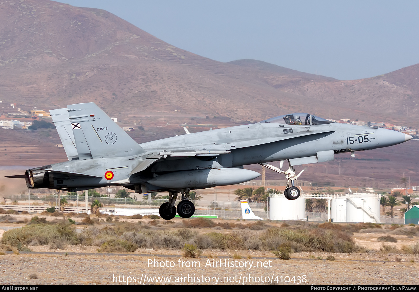 Aircraft Photo of C.15-18 | McDonnell Douglas EF-18M Hornet | Spain - Air Force | AirHistory.net #410438