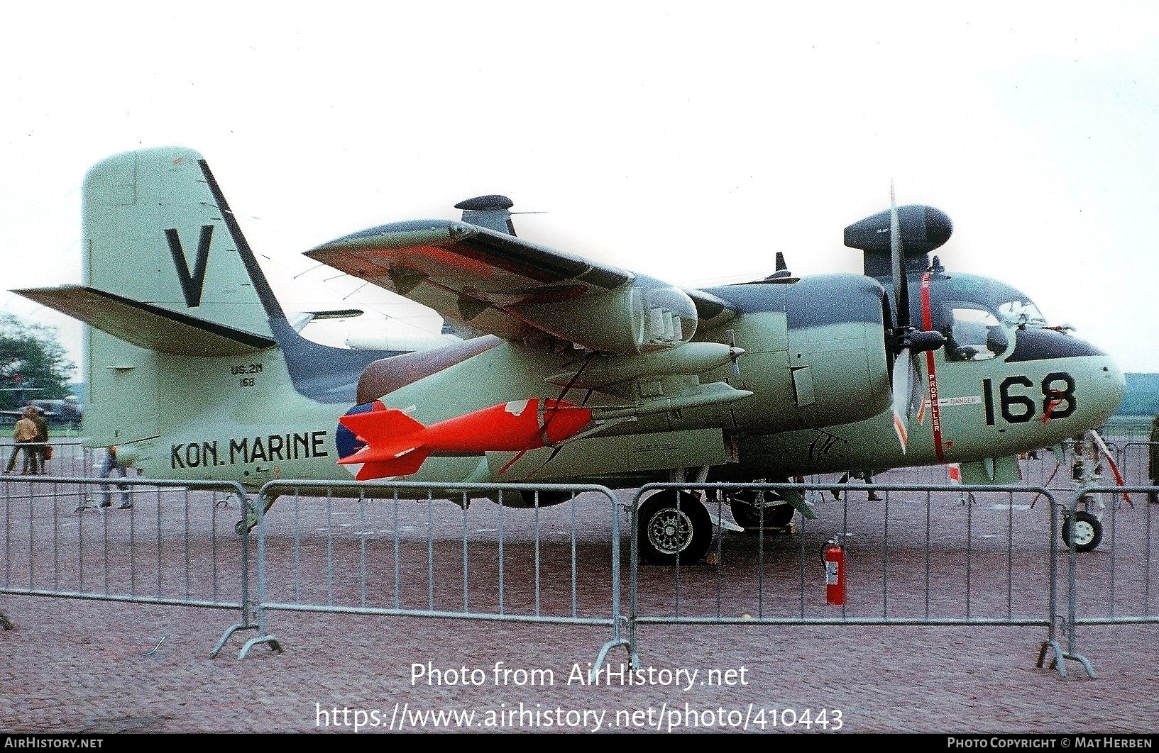 Aircraft Photo of 168 | Grumman US-2N Tracker (G-89) | Netherlands - Navy | AirHistory.net #410443