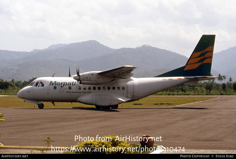 Aircraft Photo of PK-MNI | CASA/IPTN CN235-100 | Merpati Nusantara Airlines | AirHistory.net #410474