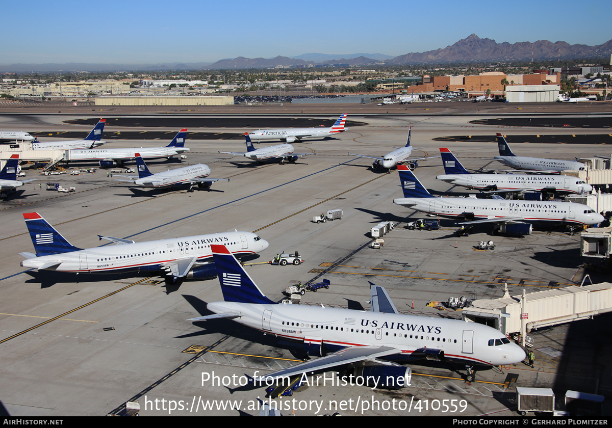 Aircraft Photo of N836AW Airbus A319132 US Airways AirHistory