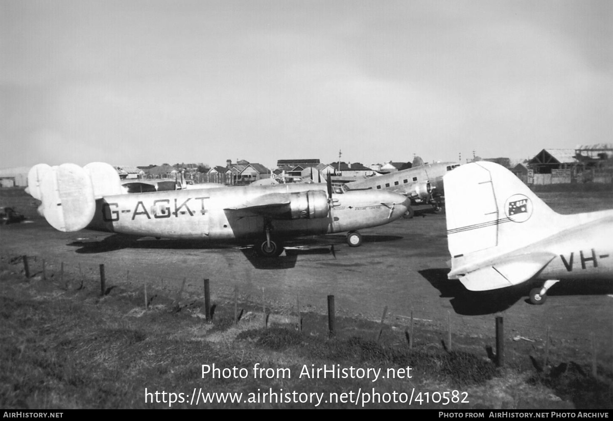 Aircraft Photo of G-AGKT | Consolidated LB-30 Liberator II | Qantas Empire Airways - QEA | AirHistory.net #410582