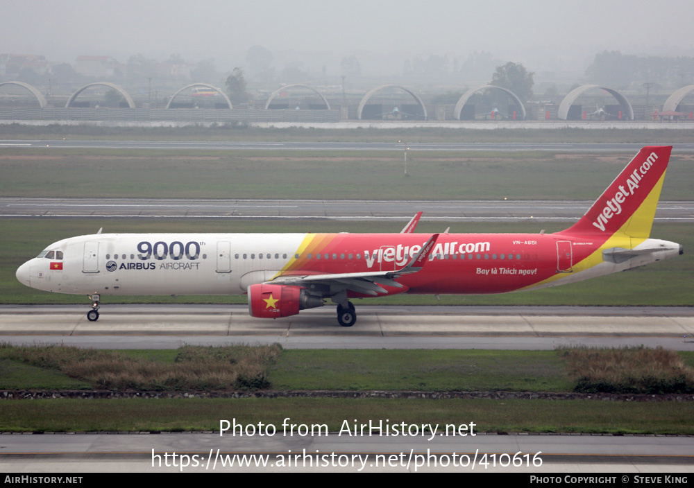Aircraft Photo of VN-A651 | Airbus A321-211 | VietJet Air | AirHistory.net #410616