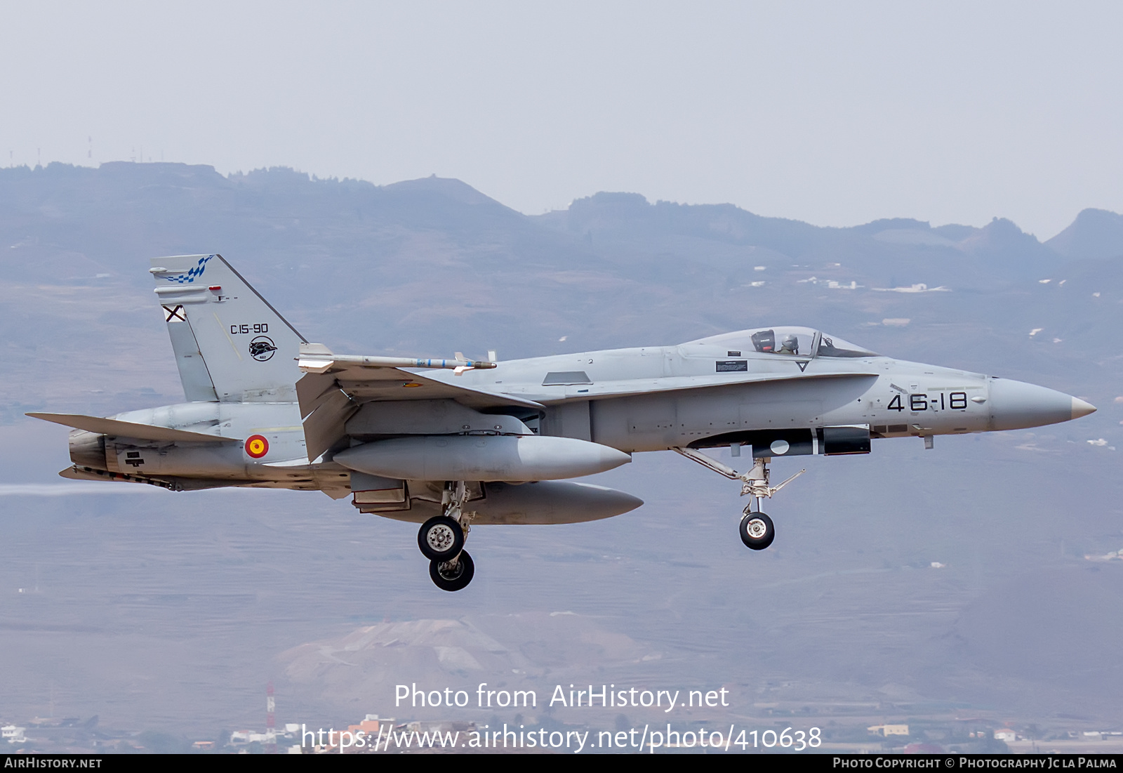 Aircraft Photo of C.15-90 | McDonnell Douglas F/A-18A+ Hornet | Spain - Air Force | AirHistory.net #410638