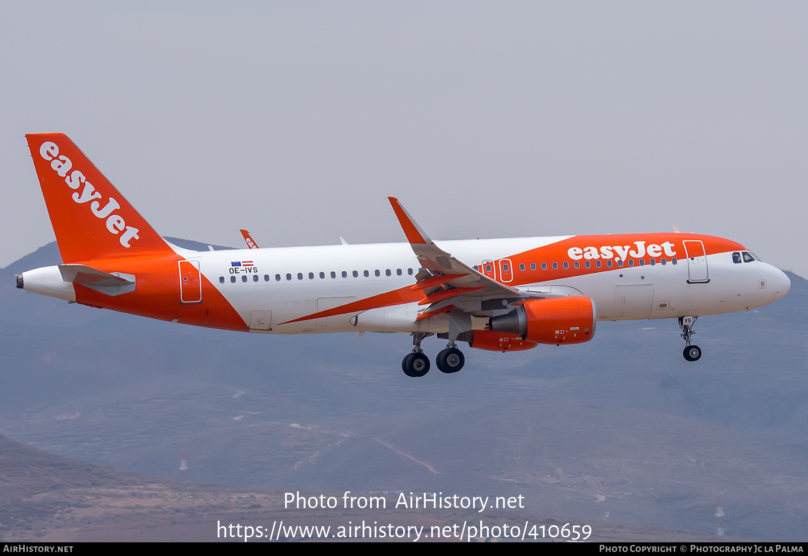 Aircraft Photo of OE-IVS | Airbus A320-214 | EasyJet | AirHistory.net #410659