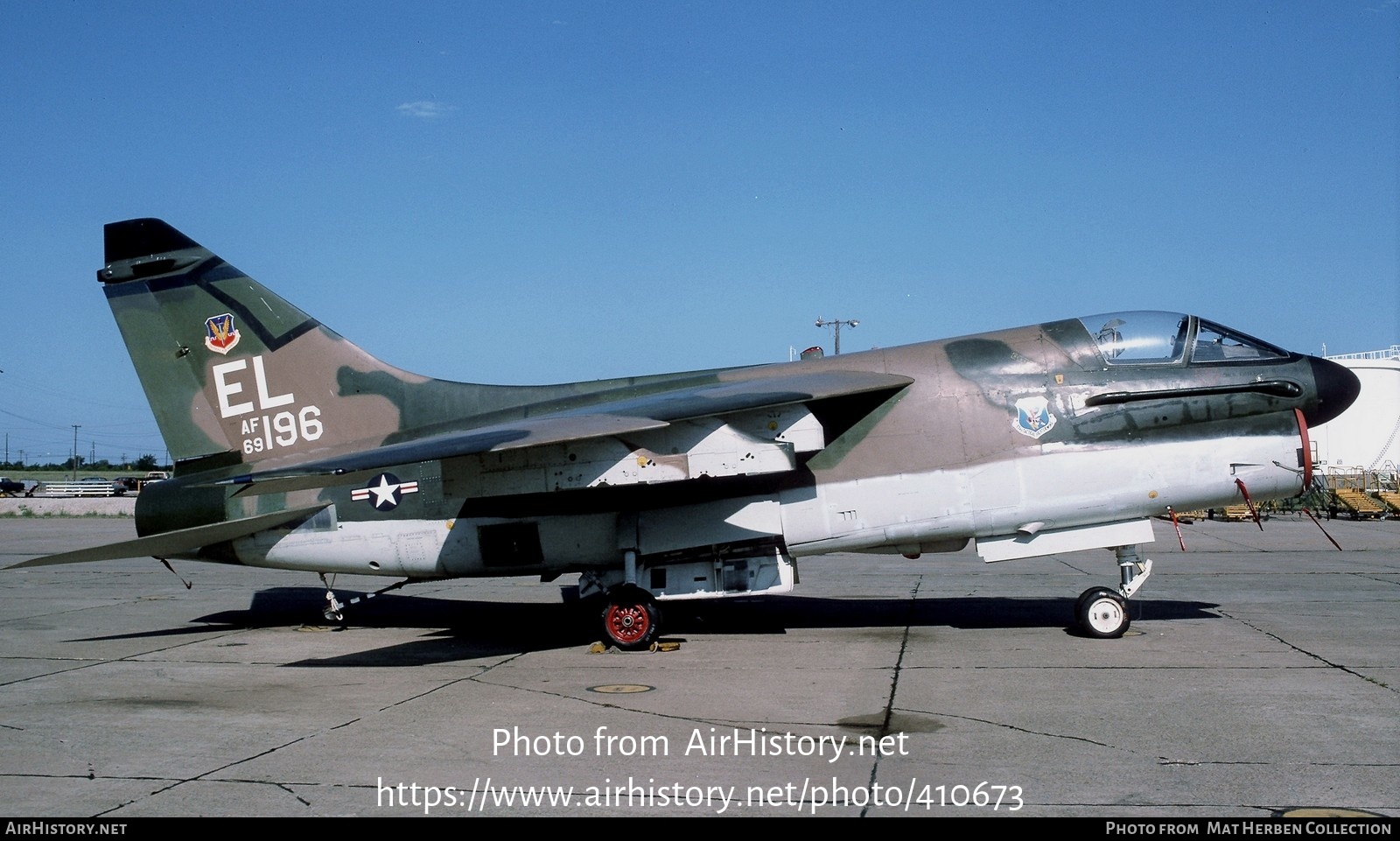 Aircraft Photo of 69-6196 | LTV GA-7D Corsair II | USA - Air Force | AirHistory.net #410673