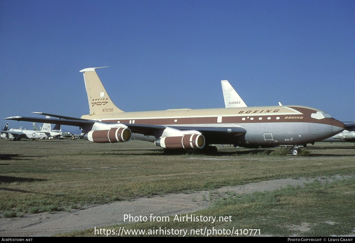 Aircraft Photo of N70700 | Boeing 367-80(B) | Boeing | AirHistory.net #410771