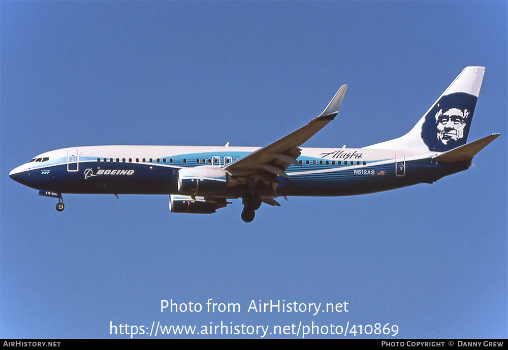 Aircraft Photo of N512AS | Boeing 737-890 | Alaska Airlines | AirHistory.net #410869