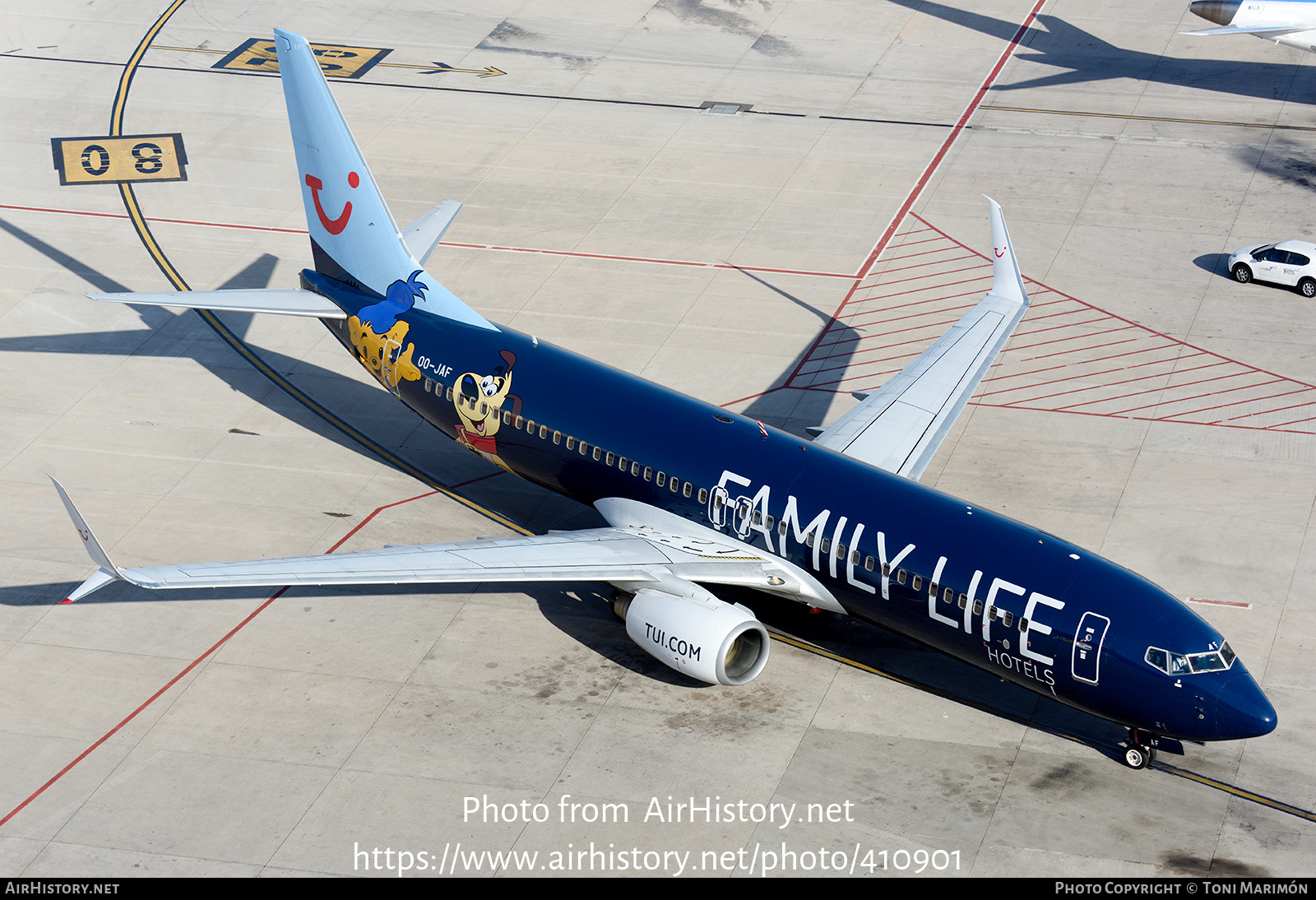 Aircraft Photo of OO-JAF | Boeing 737-8K5 | TUI | AirHistory.net #410901