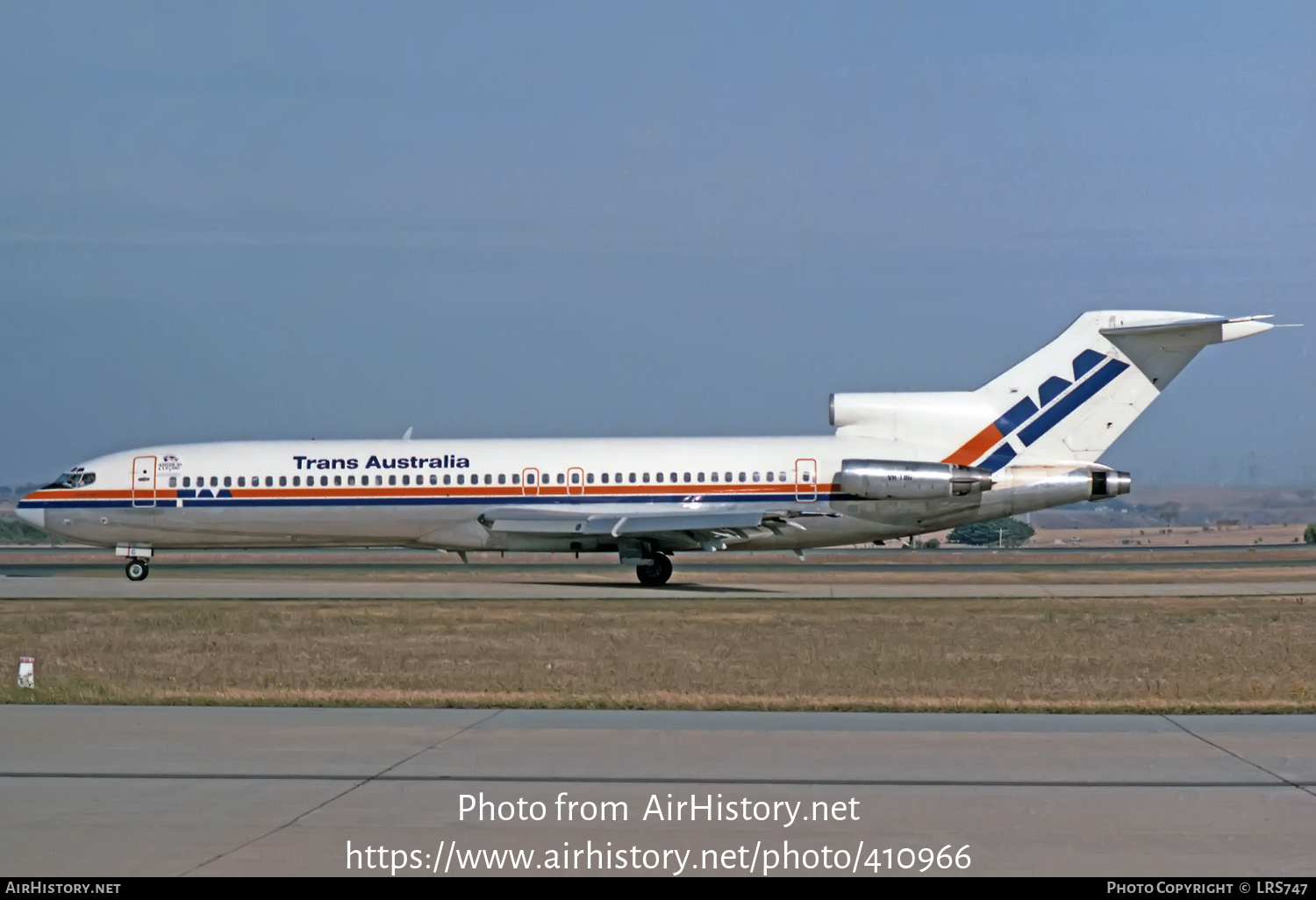 Aircraft Photo of VH-TBG | Boeing 727-276/Adv | Trans-Australia Airlines - TAA | AirHistory.net #410966