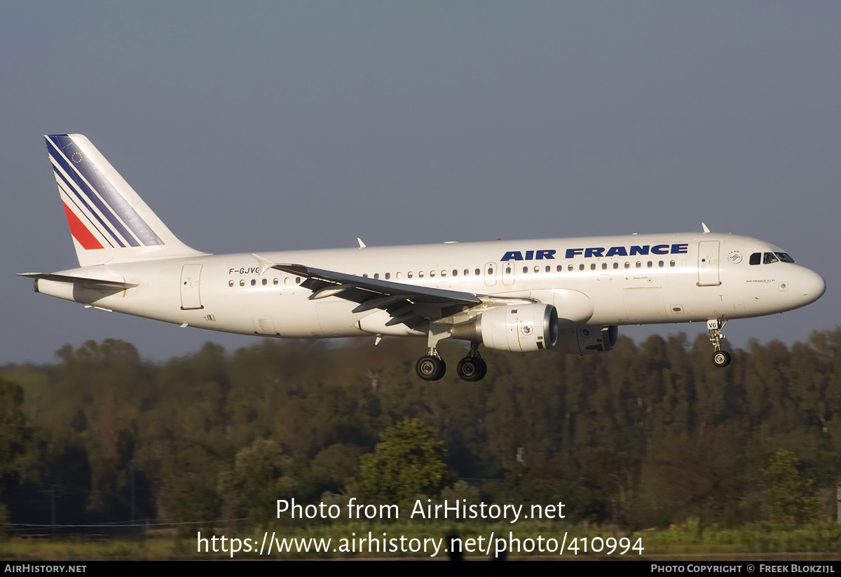 Aircraft Photo of F-GJVG | Airbus A320-211 | Air France | AirHistory.net #410994