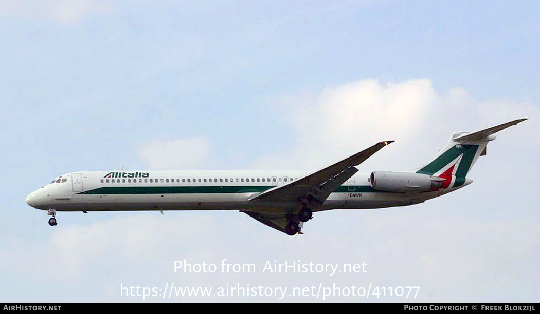 Aircraft Photo of I-DAWM | McDonnell Douglas MD-82 (DC-9-82) | Alitalia | AirHistory.net #411077