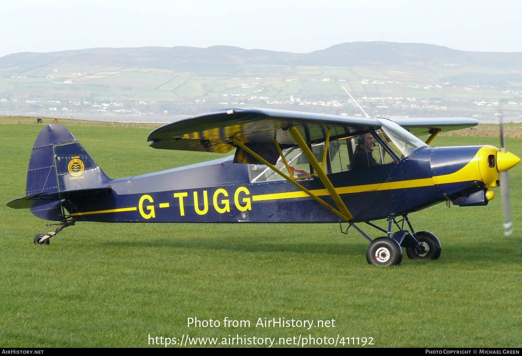 Aircraft Photo of G-TUGG | Piper PA-18-150 Super Cub | Ulster Gliding Club | AirHistory.net #411192