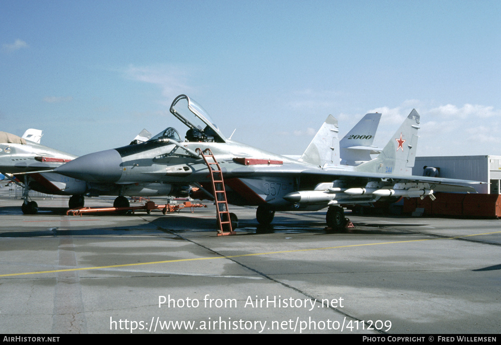 Aircraft Photo of 357 | Mikoyan-Gurevich MiG-29SM (9-13SM) | Russia - Air Force | AirHistory.net #411209