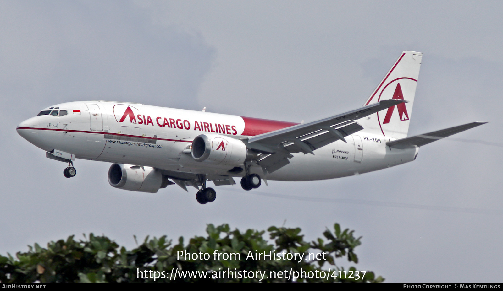 Aircraft Photo of PK-YGH | Boeing 737-36N(SF) | Asia Cargo Airlines | AirHistory.net #411237