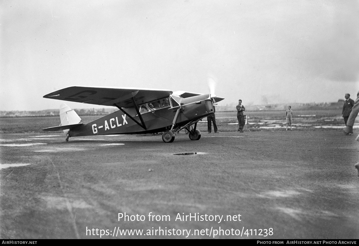 Aircraft Photo of G-ACLX | De Havilland D.H. 85 Leopard Moth | AirHistory.net #411238