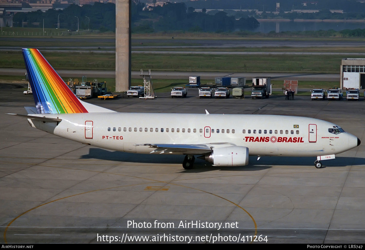 Aircraft Photo of PT-TEG | Boeing 737-3Q4 | TransBrasil | AirHistory.net #411264