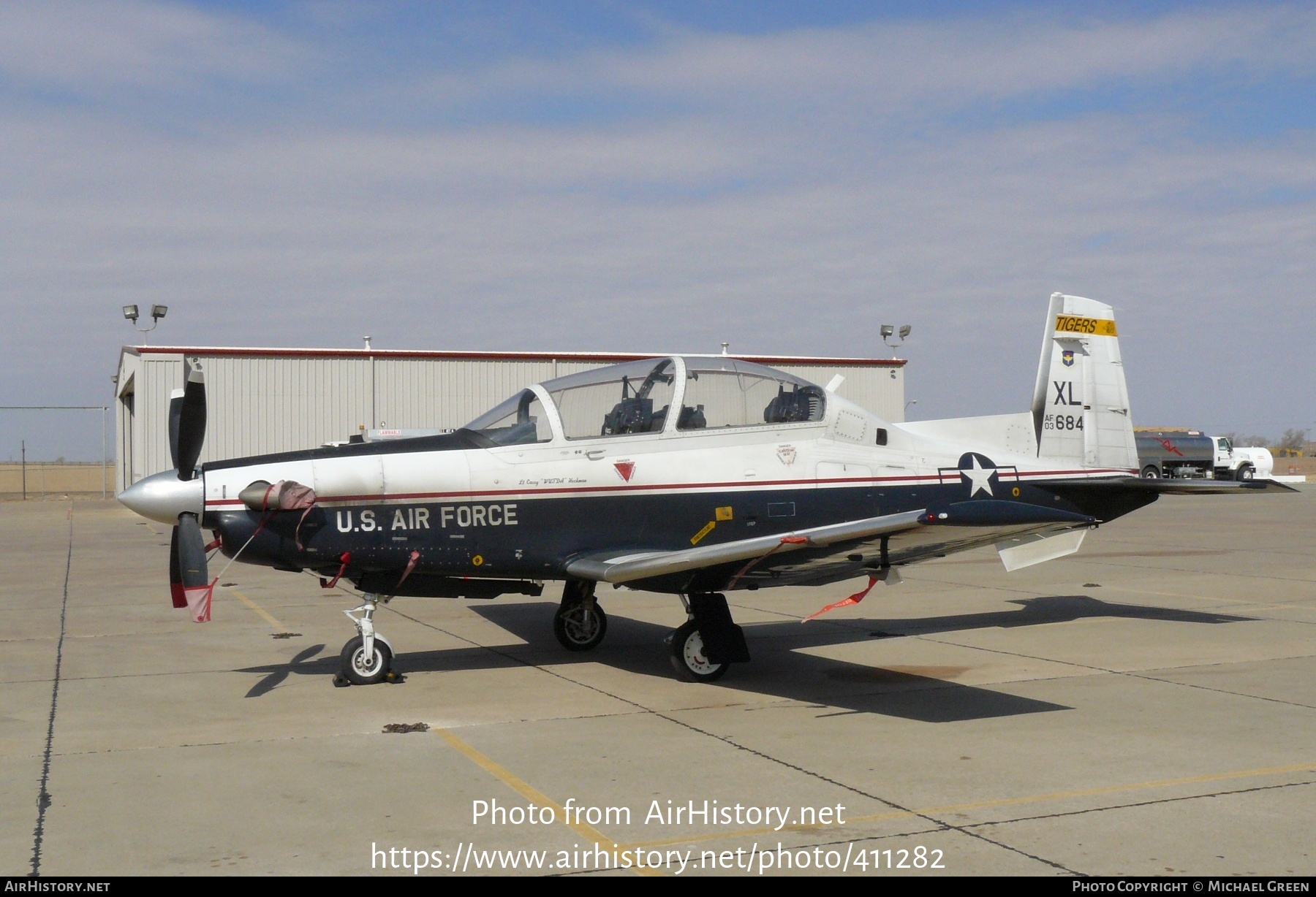 Aircraft Photo of 03-3684 / AF03-684 | Raytheon T-6A Texan II | USA - Air Force | AirHistory.net #411282